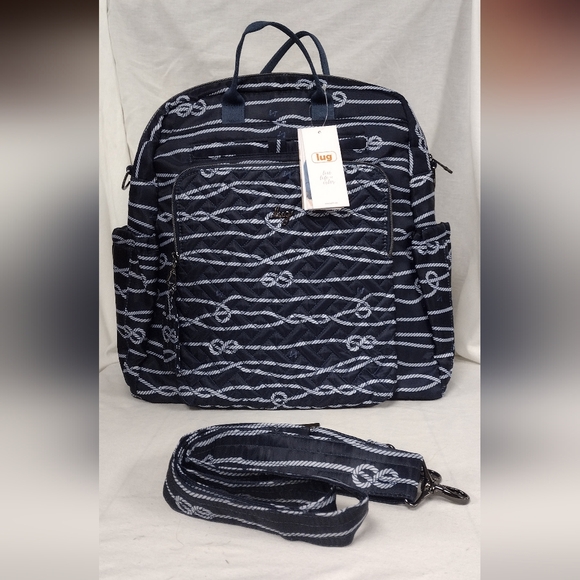 lug Bags Lug Sonata Nautical Navy Nwt Poshmark